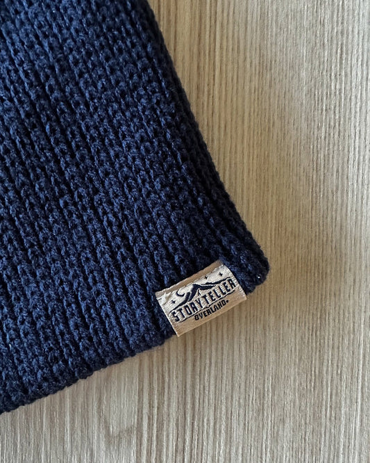 Navy Knit Beanie