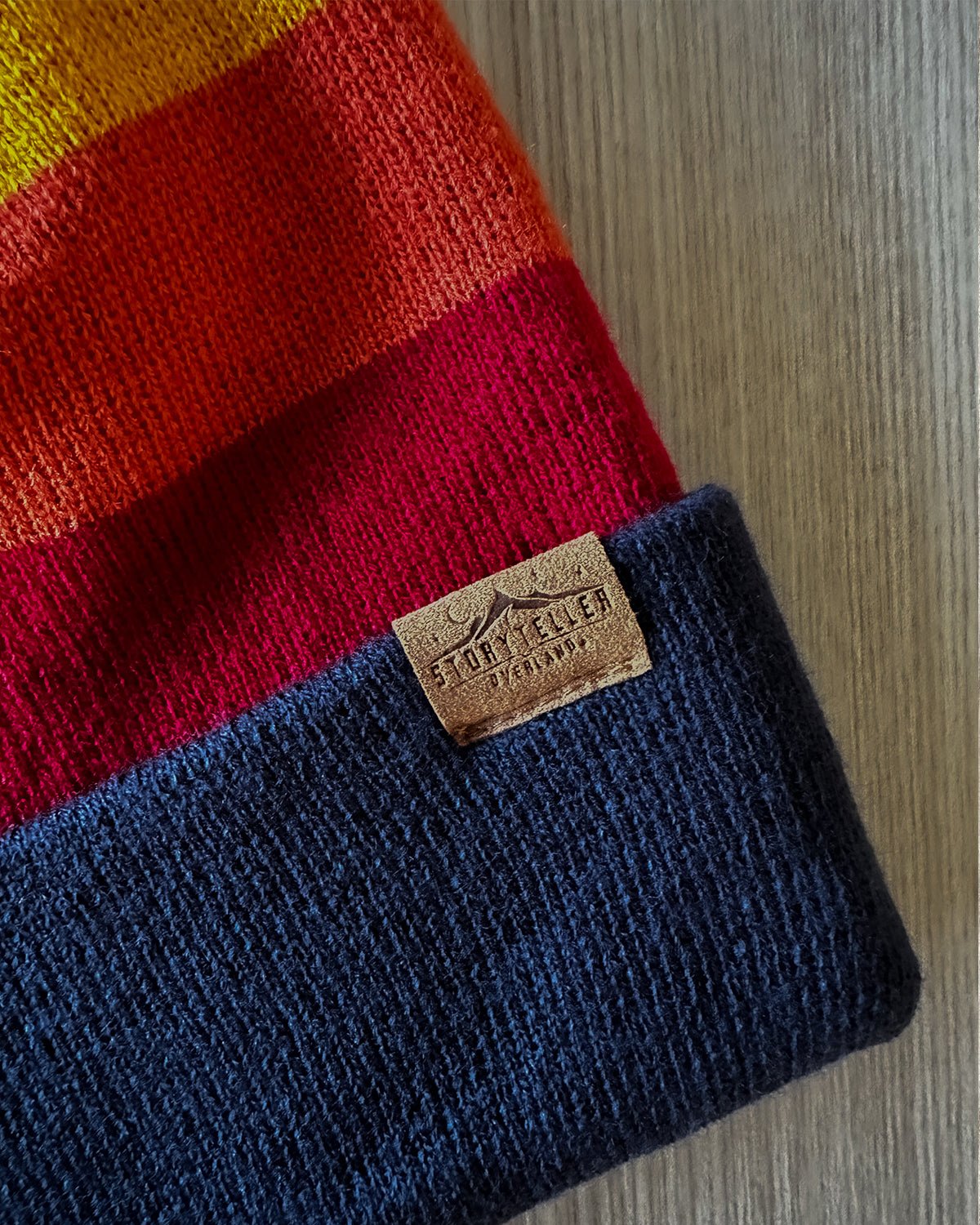 Multicolor Pom Beanie