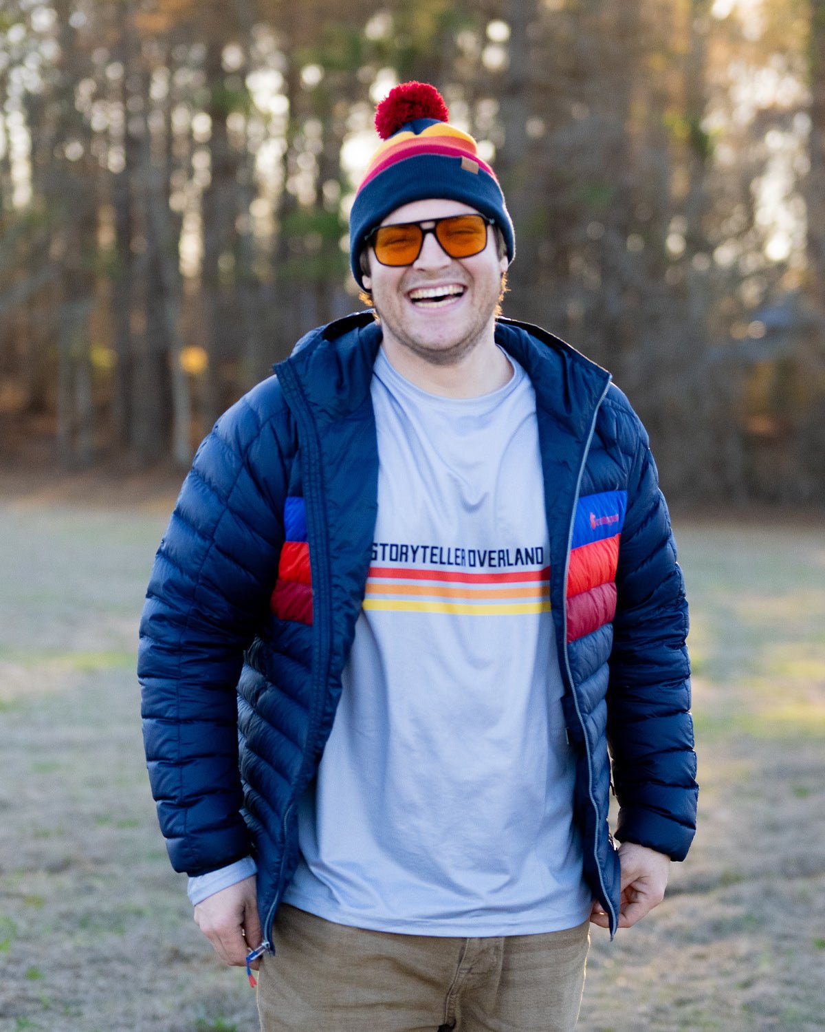 Multicolor Pom Beanie