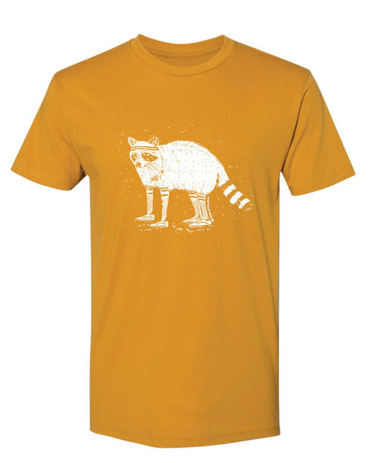 Retro Raccoon Yellow