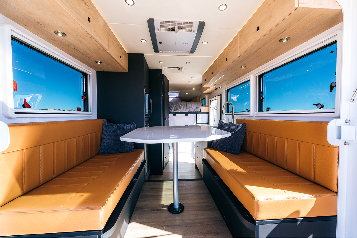 GXV WILD Camper Truck Interior Floorplan
