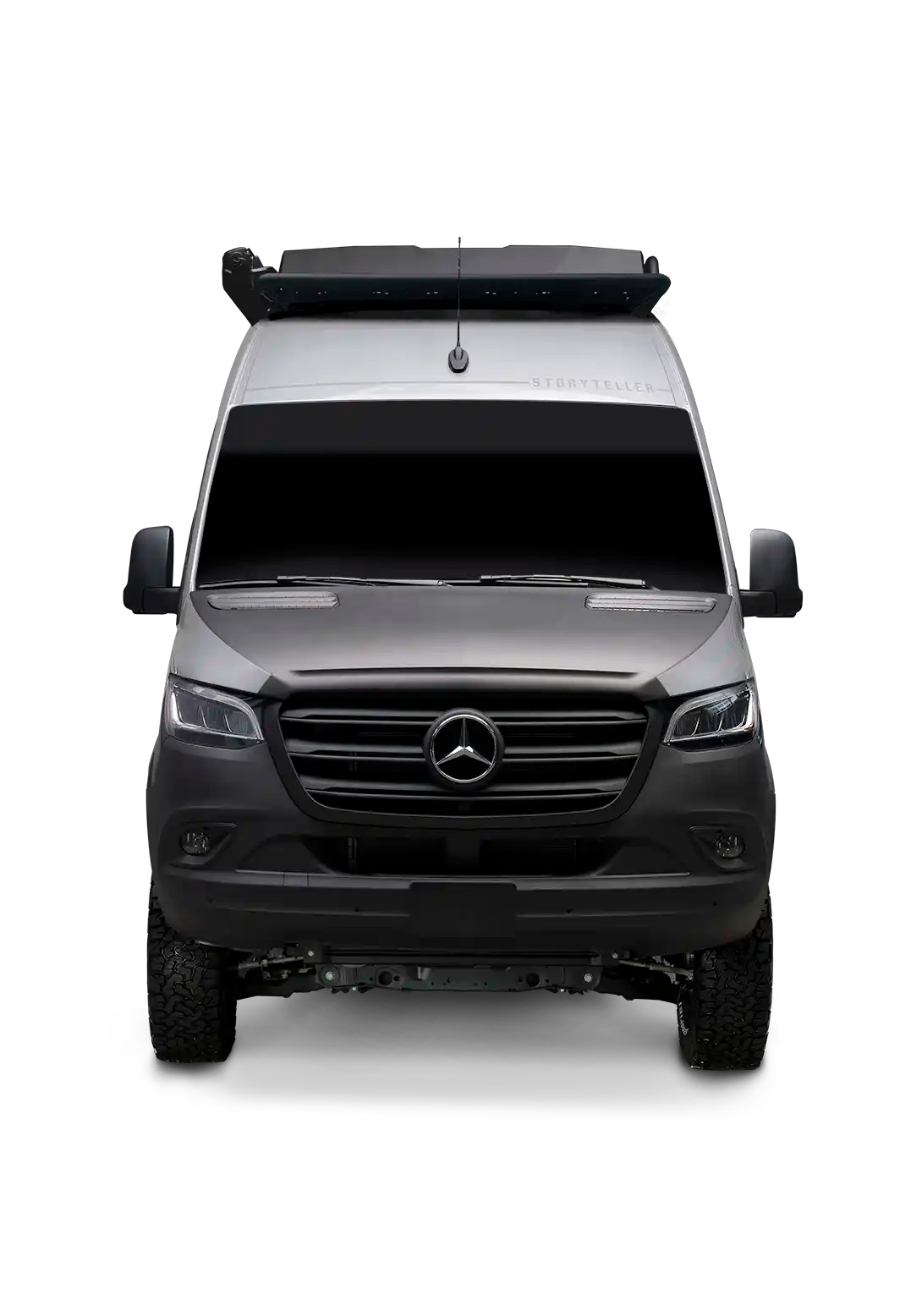 Storyteller Overland TOUR Mode Grey White Front View