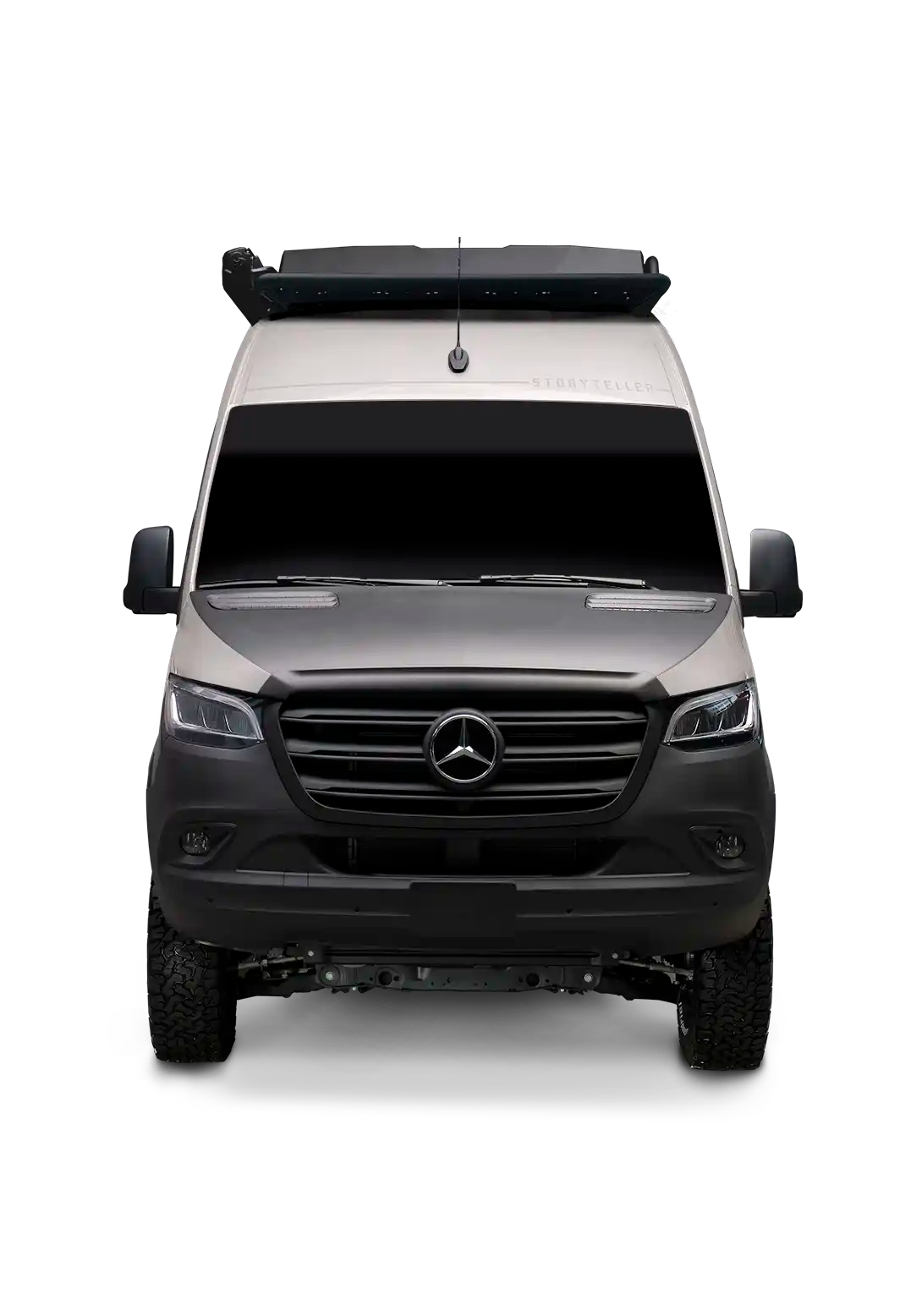 Storyteller Overland TOUR Mode Stone Grey Front View