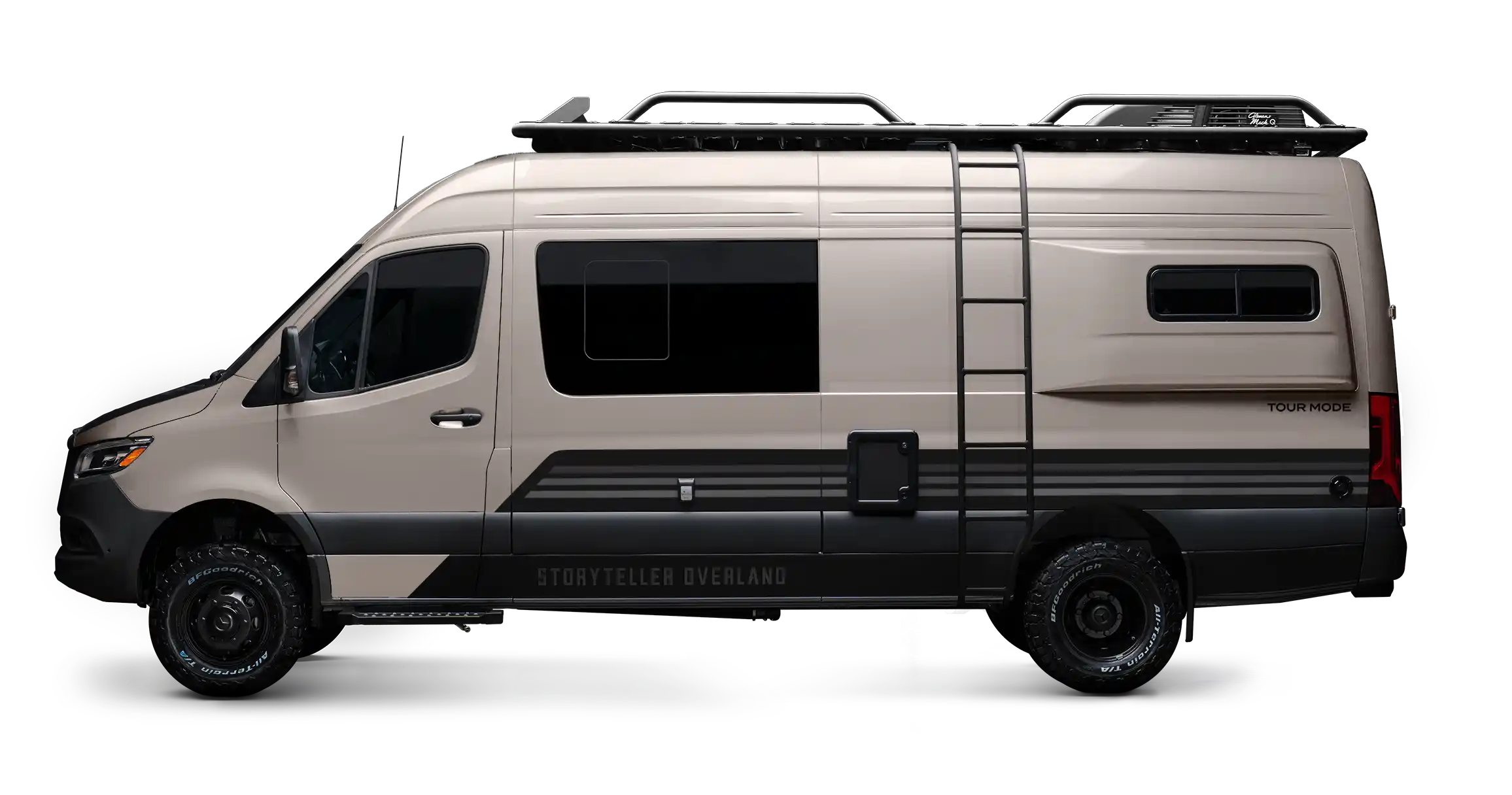 Storyteller Overland TOUR Mode Stone Grey Side View
